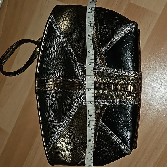 📢2 for $20  Retro 80s Gold, brown purse. - Picture 9 of 10